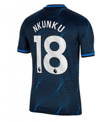 Maillot de foot Chelsea Christopher Nkunku #18 Extérieur 2023-24 Manches Courte